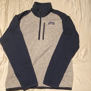 Patagonia - Men’s Better Sweater 1/4 Zip Fleece, Size Men’s Small, Color oar tan